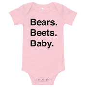 Bears. Beets. Baby. - Baby Onesie-Moneyline