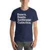 Bears. Beets. Battlestar Galactica. T-Shirt-Moneyline