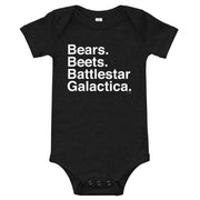Bears. Beets. BSG. Baby Onesie-Moneyline
