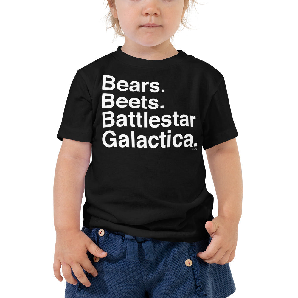 Bears. Beets. BSG. Toddler Tee-Moneyline