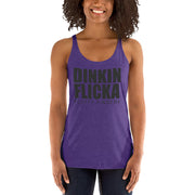 Dinkin Flicka Women's Racerback Tank-Moneyline