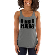 Dinkin Flicka Women's Racerback Tank-Moneyline
