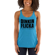 Dinkin Flicka Women's Racerback Tank-Moneyline