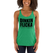 Dinkin Flicka Women's Racerback Tank-Moneyline