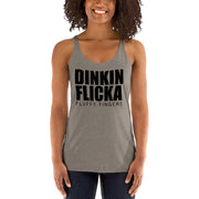 Dinkin Flicka Women's Racerback Tank-Moneyline