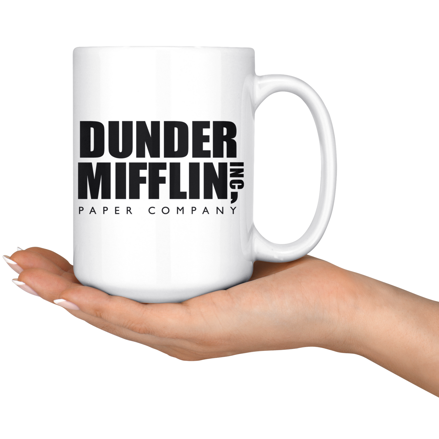 Dunder Mifflin Black - Coffee Mug-teelaunch-Moneyline