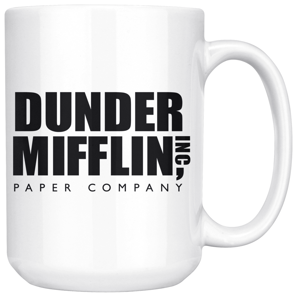 Dunder Mifflin Black - Coffee Mug-teelaunch-Moneyline