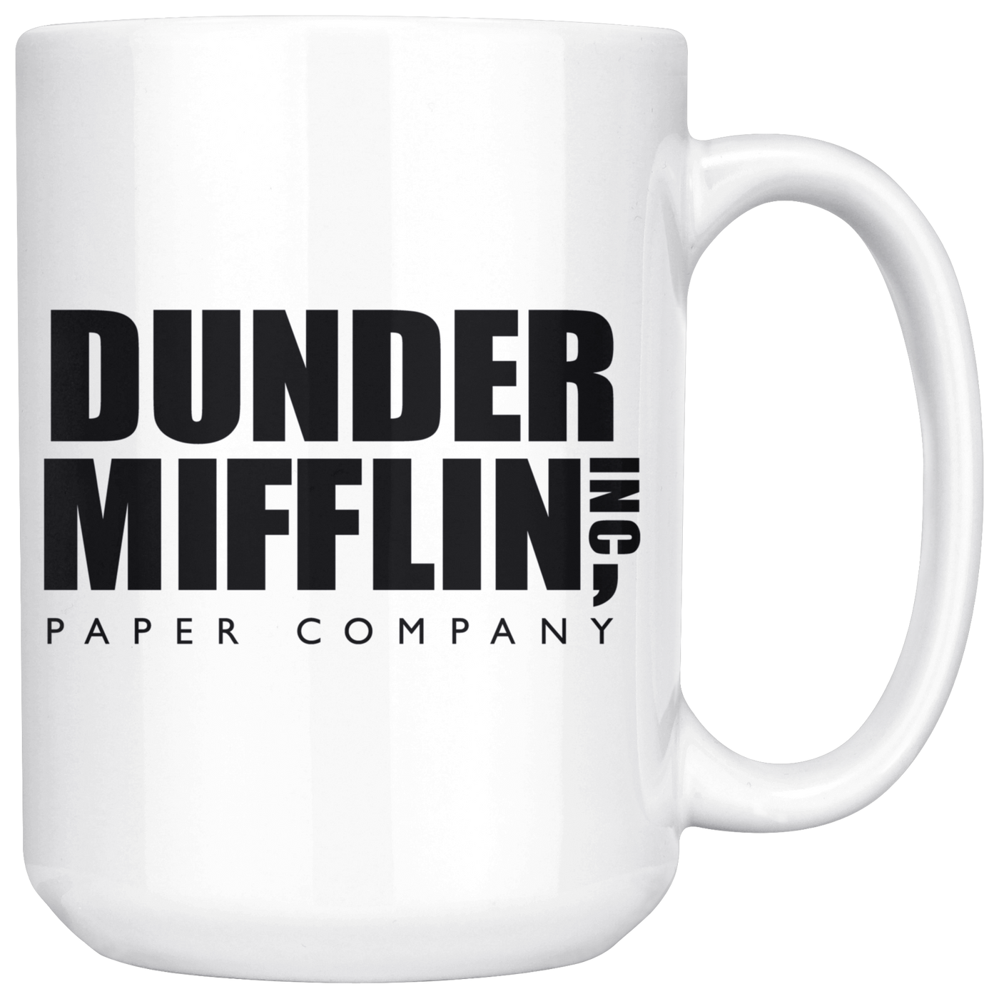 Dunder Mifflin Black - Coffee Mug-teelaunch-Moneyline