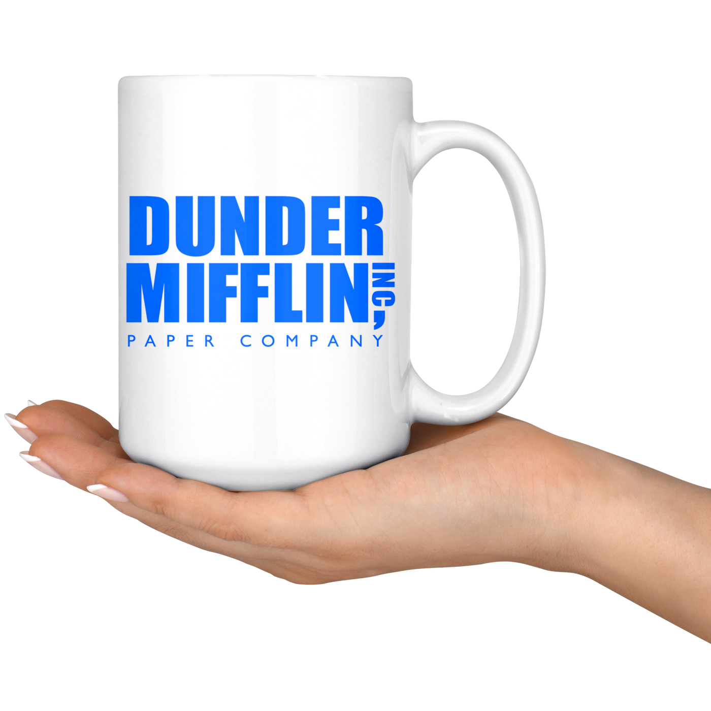 Dunder Mifflin Blue - Coffee Mug-teelaunch-Moneyline