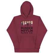 Dunder Mifflin Icons Unisex Hoodie-Moneyline