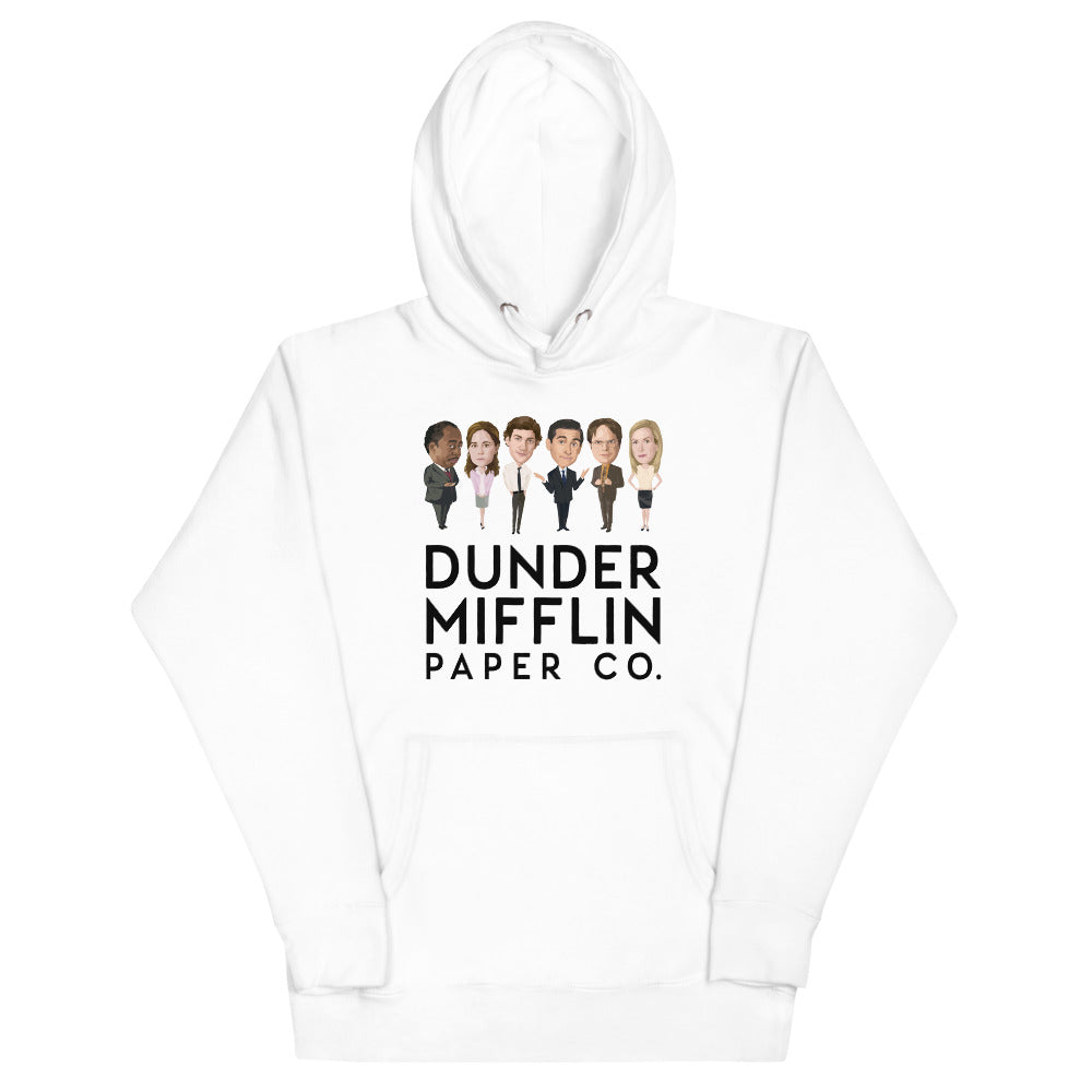 Dunder Mifflin Icons Unisex Hoodie-Moneyline