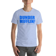 Dunder Mifflin Logo Blue T-Shirt-Moneyline