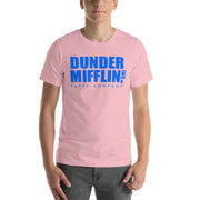 Dunder Mifflin Logo Blue T-Shirt-Moneyline