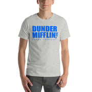 Dunder Mifflin Logo Blue T-Shirt-Moneyline