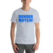 Dunder Mifflin Logo Blue T-Shirt-Moneyline