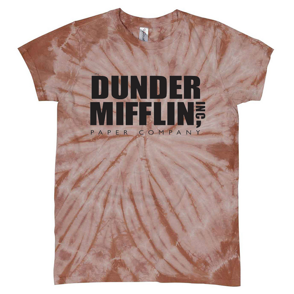 Dunder Mifflin Logo - The Office Tie Dye TShirt