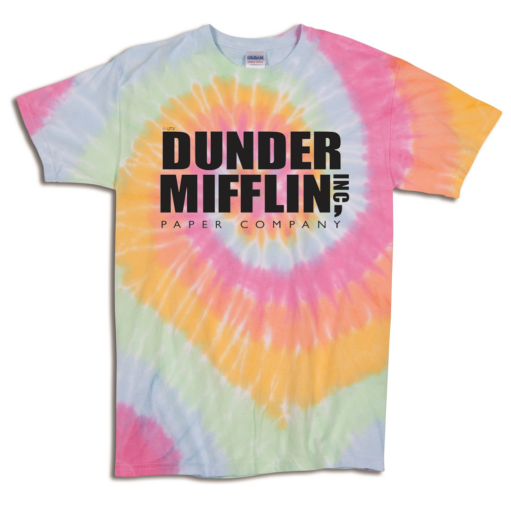 Dunder Mifflin Logo Tie Dye TShirt