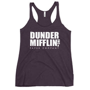 Dunder Mifflin Logo Women's Racerback Tank-Moneyline