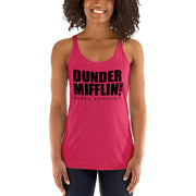 Dunder Mifflin Logo Women's Racerback Tank-Moneyline