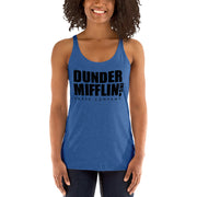 Dunder Mifflin Logo Women's Racerback Tank-Moneyline