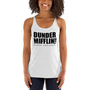 Dunder Mifflin Logo Women's Racerback Tank-Moneyline