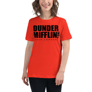 Dunder Mifflin Logo Women's Relaxed T-Shirt-Moneyline