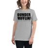 Dunder Mifflin Logo Women's Relaxed T-Shirt-Moneyline