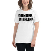 Dunder Mifflin Logo Women's Relaxed T-Shirt-Moneyline