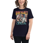 Dwight Schrute Vintage Women's Relaxed T-Shirt-Moneyline
