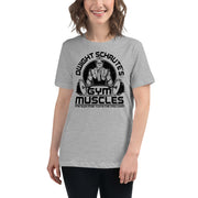 Dwight Schrute's Gym For Muscles Women's Relaxed T-Shirt-Moneyline