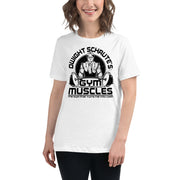 Dwight Schrute's Gym For Muscles Women's Relaxed T-Shirt-Moneyline