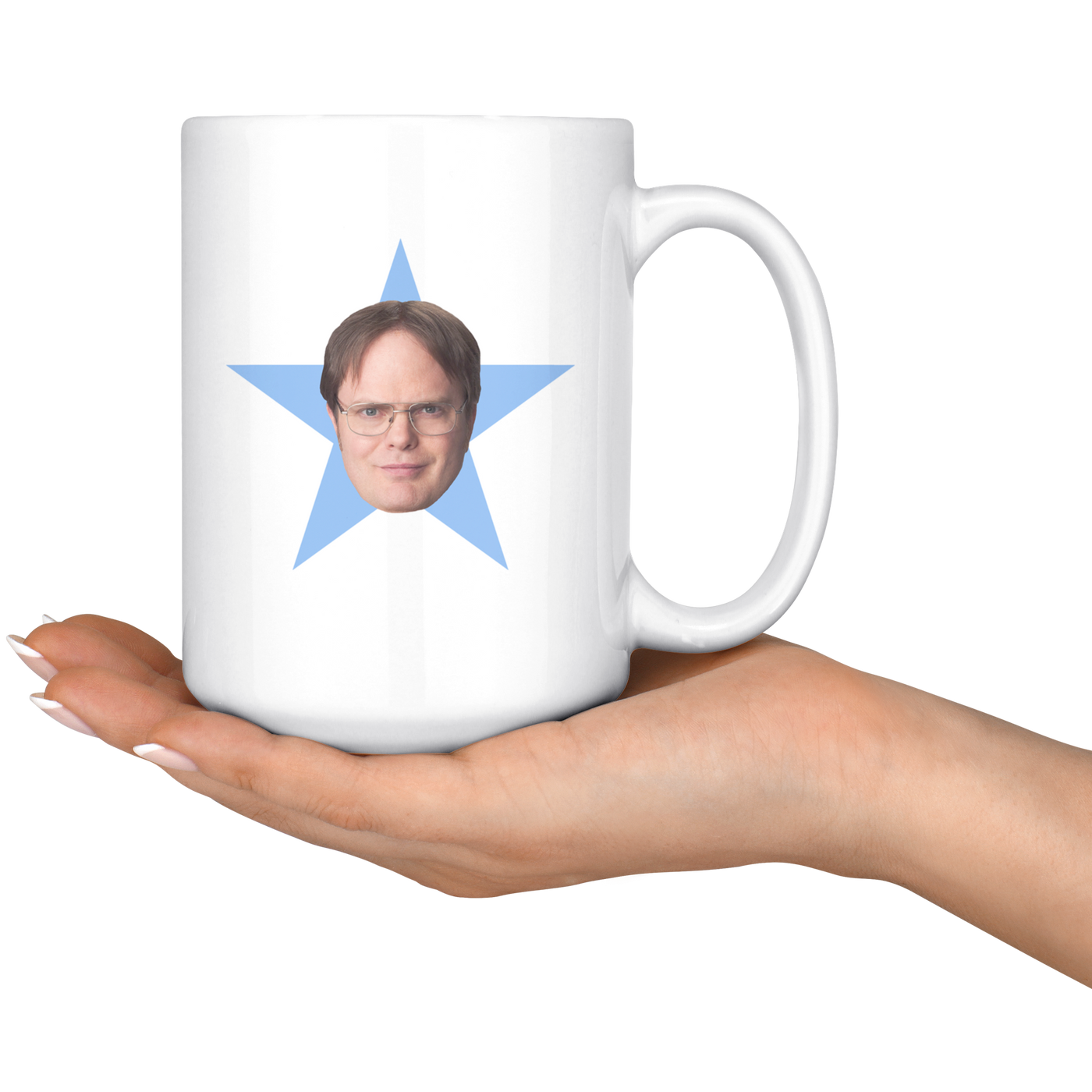 Dwight Star - Coffee Mug-Drinkware-Moneyline