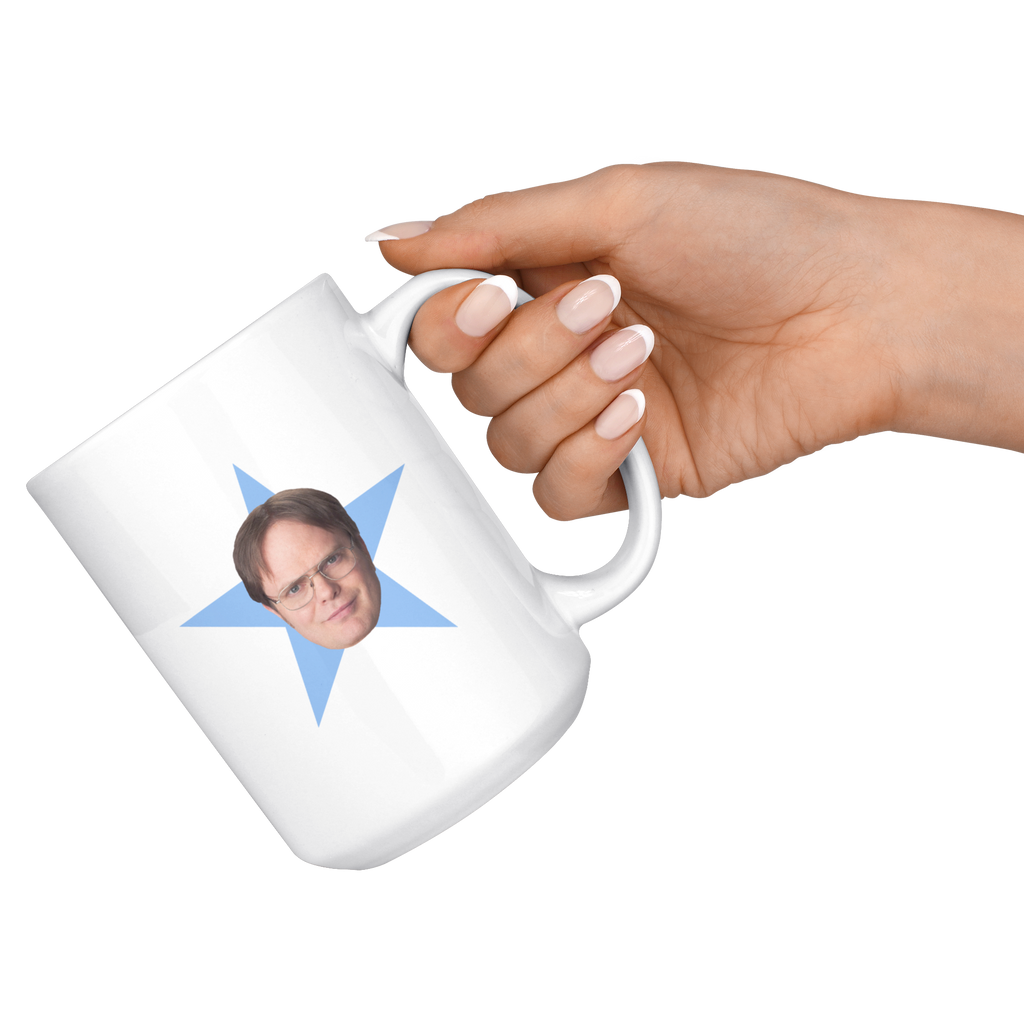 Dwight Star - Coffee Mug-Drinkware-Moneyline