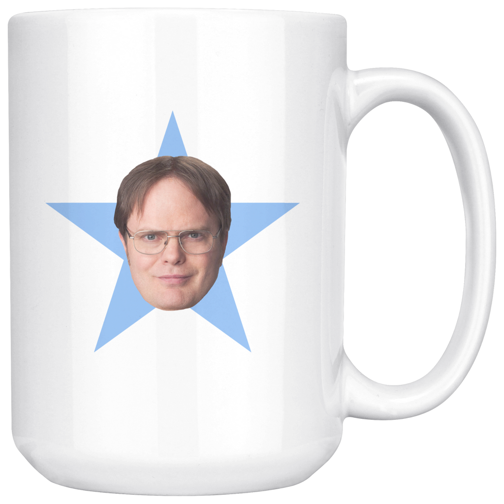 Dwight Star - Coffee Mug-Drinkware-Moneyline