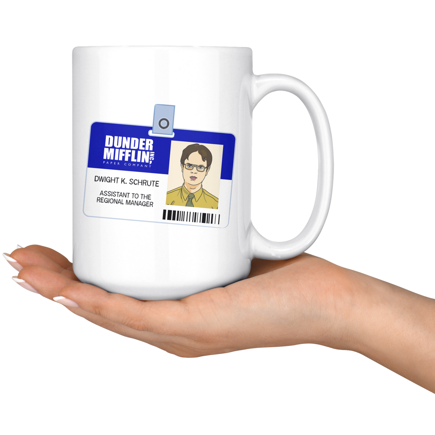 Dwight's Badge - Coffee Mug-Drinkware-Moneyline
