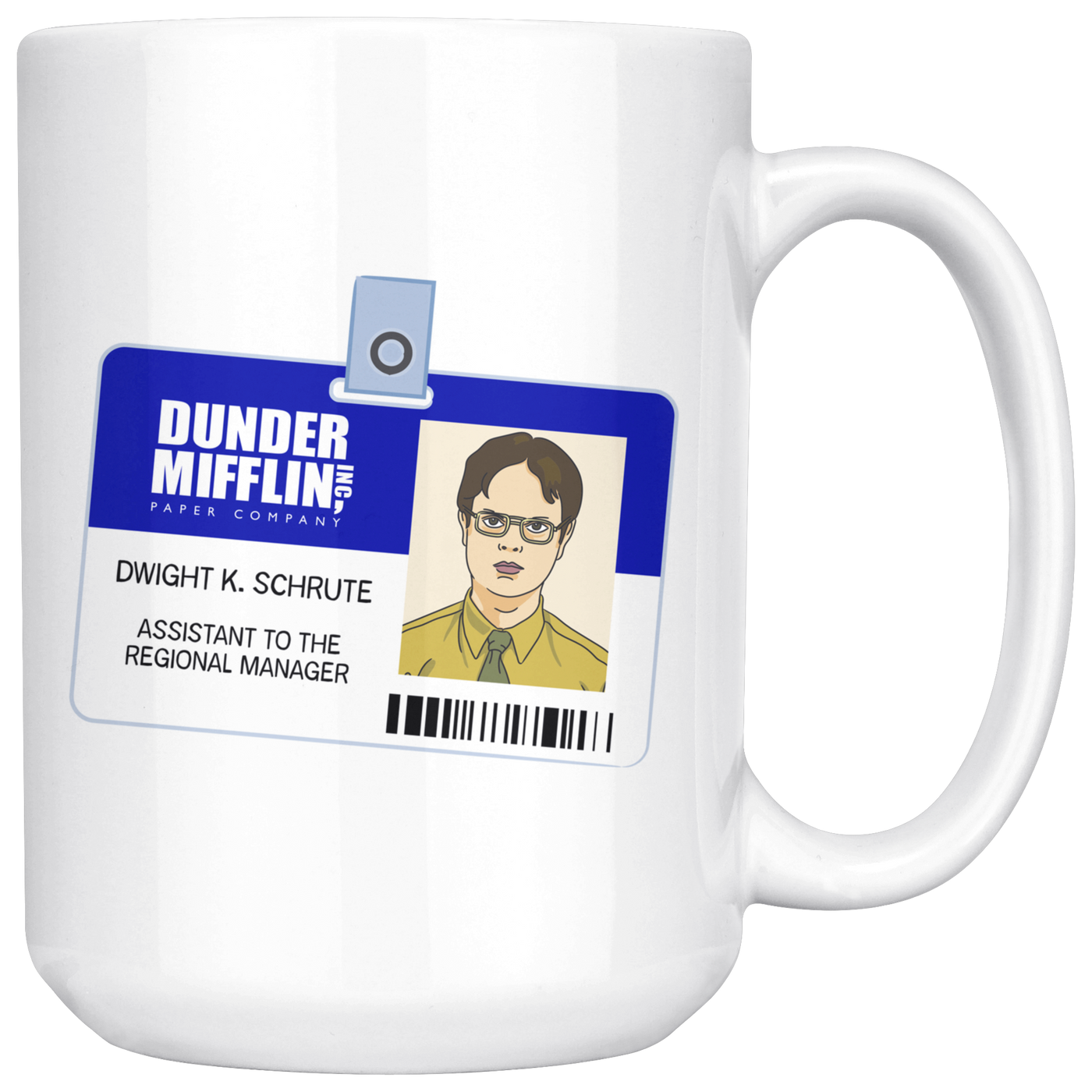 Dwight's Badge - Coffee Mug-Drinkware-Moneyline