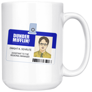 Dwight's Badge - Coffee Mug-Drinkware-Moneyline