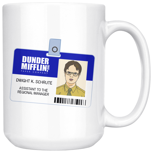 Dwight's Badge - Coffee Mug-Drinkware-Moneyline