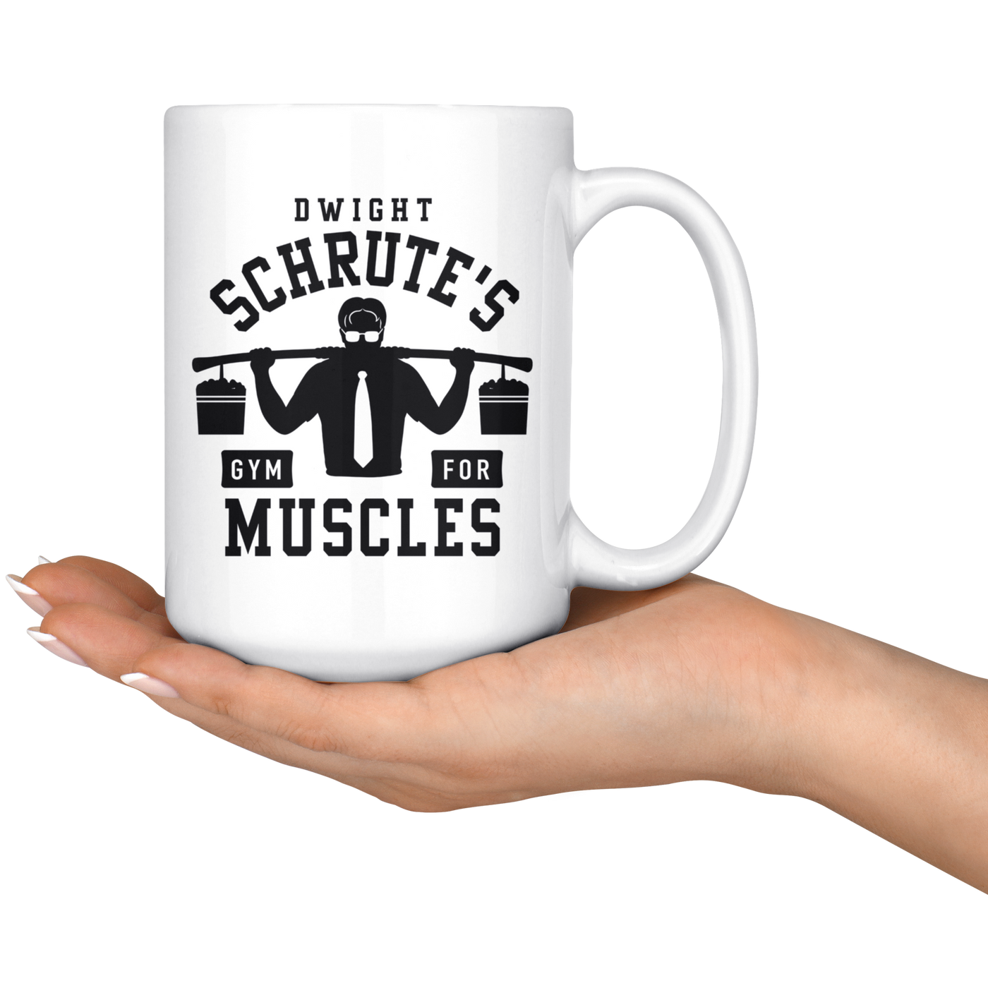 Dwight's Gym For Muscles - Coffee Mug-teelaunch-Moneyline