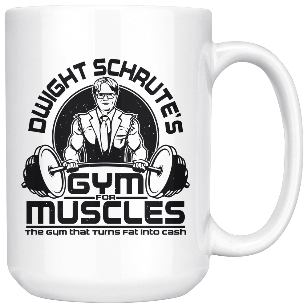 Dwight's Gym For Muscles - Coffee Mug-Drinkware-Moneyline