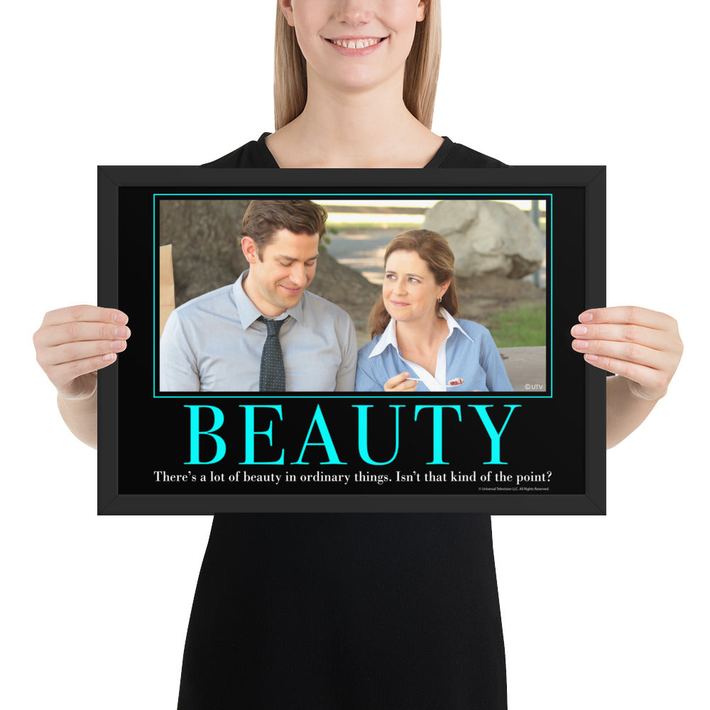 Beauty Motivational Framed Poster