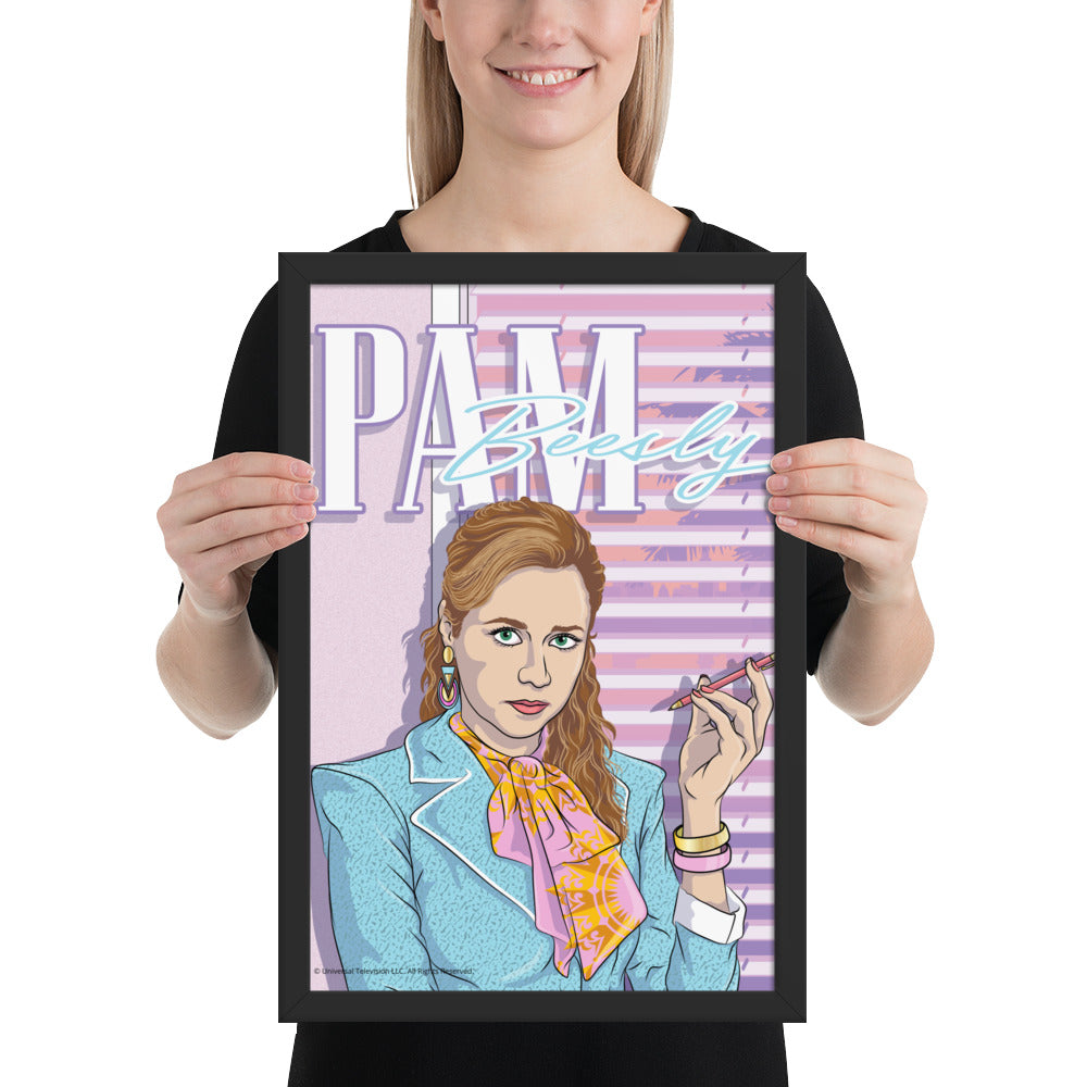Pam Beesly Vice Framed Poster