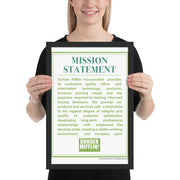 Dunder Mifflin Mission Statement - Framed Poster