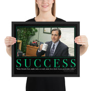 Success Motivational Framed Poster