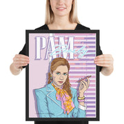 Pam Beesly Vice Framed Poster