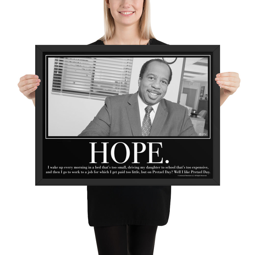 Hope Motivational Framed Poster
