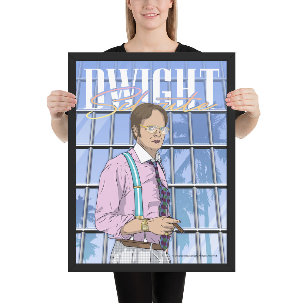 Dwight Schrute Vice Framed Poster