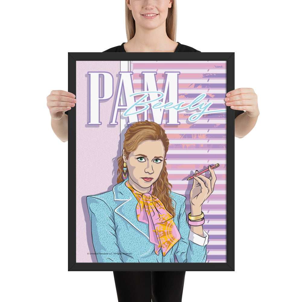 Pam Beesly Vice Framed Poster