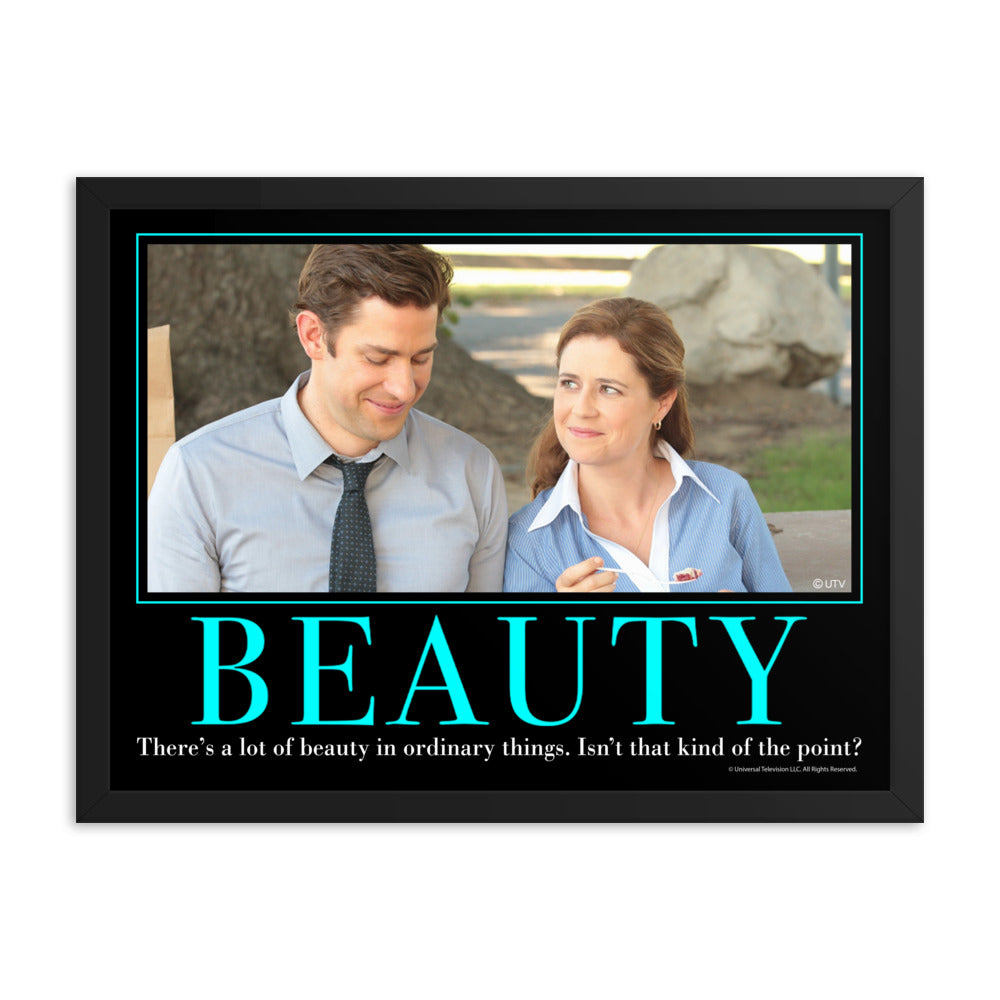 Beauty Motivational Framed Poster
