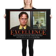 Excellence Motivational Framed Poster